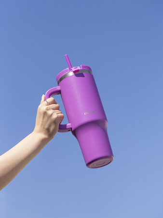 Thermal mug with straw Contigo Streeterville Tumbler 1200 ml - Galactic