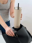 Mug thermique avec paille Contigo Luxe Tumbler 720ml - Brown Sugar