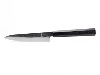 Aka Tori Damaszener-Allzweckmesser 5" mit Gravur - Tokyo Black