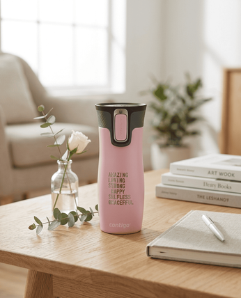 Contigo West Loop 2.0 470ml Thermalbecher - Rosa Matte - Mother