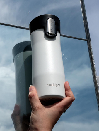 Contigo West Loop 3.0 Travel Mug 470ml - French Bulldog - White Matte