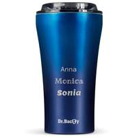 Dr.Bacty Apollo 2.0 keramikbeschichteter Kaffeebecher 360 ml - Monaco Blau