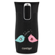 Contigo West Loop Mini Mug Thermique 300ml - L'amour des oiseaux - Noir Métallique
