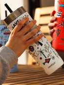 Taza térmica con paja Contigo Luxe Tumbler 720ml - Summer - Salt