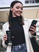 Termo cafe Contigo Byron 2.0 470ml - Negro brillante