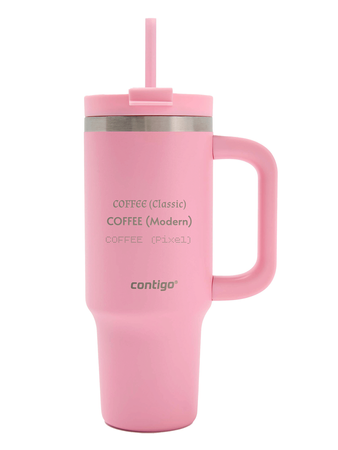 Thermal water mug with engraving Contigo Streeterville Tumbler 1200 ml - Strawberry Cream