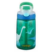 Bidón para niños - Vaso para niños Contigo Gizmo Flip 414ml - Dino verde de la selva