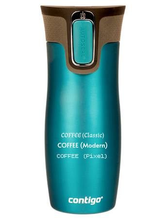 Thermobecher mit gravur  Contigo West Loop 2.0 470ml - Türkis