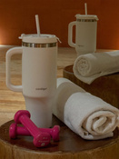 Mug thermique avec paille Contigo Streeterville Tumbler 1200 ml - Salt