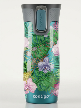 Contigo West Loop 2.0 Thermobecher 470ml - Biscay Bay - Monstera