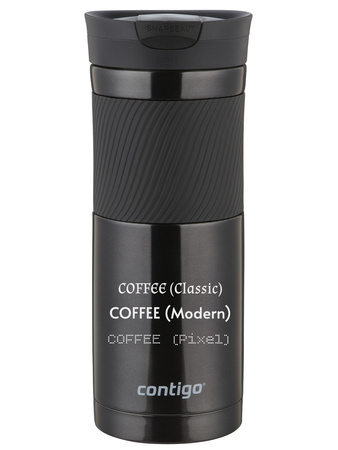 Mug thermique Contigo Byron 2.0 590 ml avec gravure - Noir