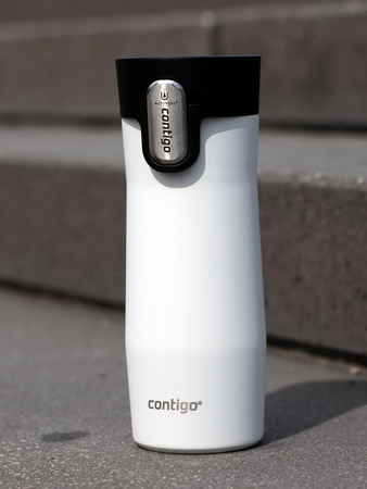 Gobelet isotherme Contigo West Loop 3.0 470ml - Blanc mat