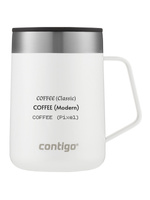 Thermal mug Contigo Streeterville 420 ml custom inscription - engraved - White