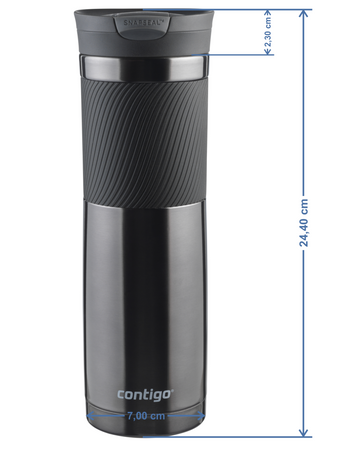 Tasse personnalisée thermiqnue Contigo Byron 720ml - Gunmetal