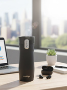 Gobelet isotherme Contigo West Loop 3.0 470ml - Bouledogue français - Noir Mat