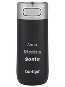 Tasse personnalisée thermiqnue Contigo Luxe Autoseal 360 ml - Noir