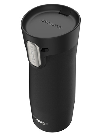 Vaso Térmico Contigo West Loop 3.0 470ml - Bulldog francés - Negro Mate