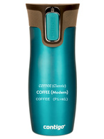 Mug thermique personnalisé Contigo West Loop - Turquoise