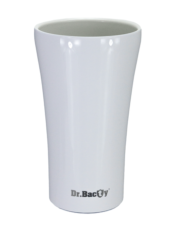 Tasse à café isotherme Dr.Bacty Apollo 2.0 - 360 ml - Blanc brillant - Avec votre gravure