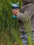 Bidón para niños - Vaso para niños Contigo Gizmo Flip 414ml - Dino verde de la selva