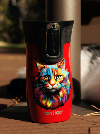 Contigo West Loop Mini 300ml thermal mug - Cat - Goji Berry