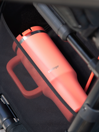 Taza térmica con pajita Streeterville Tumbler 1200 ml - Coral