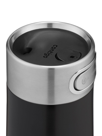 Personalisierbarer thermobecher Contigo Luxe Autoseal 470 ml - Schwarz