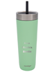 Thermal mug with straw Luxe Tumbler 720 ml with engraving - Cucumber