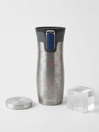 Contigo West Loop 2.0 thermal mug 470ml - Electric - Steel 