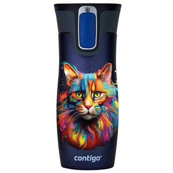 Contigo Mug thermique West Loop 2.0 470ml - Chat - Bleu marine