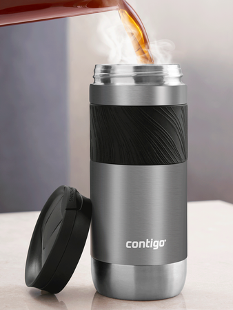 Mug thermique Contigo Byron 2.0 470ml avec gravure - Stainless Steel