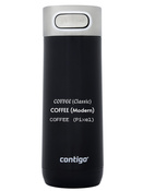 Tasse personnalisée thermiqnue Contigo Luxe Autoseal 470 ml - Noir