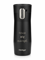 Personalisierbarer thermobecher Contigo West Loop 3.0 470ml - Schwarz