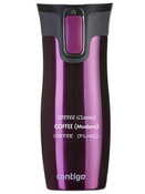 Thermal mug Contigo West Loop 2.0 with custom inscription-engraved - Raspberry