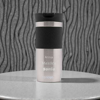 Tasse personnalisée thermiqnue Contigo Byron 470ml - Argent