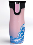 Taza térmica Contigo West Loop 2.0 470ml - Summer Waves - Rosa Mate