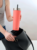 Mug thermique avec paille Contigo Luxe Tumbler 720ml - Coral
