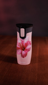 Thermal Mug Contigo West Loop 470 ml - Matte Black - Cat Eyes