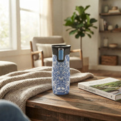 Thermal Mug Contigo West Loop 470 ml - Matte Black - Cat Eyes