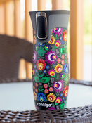 Contigo Mug thermique West Loop 2.0 470ml - Folklore - Noir mat