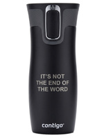 Mug isotherme Contigo West Loop 2.0 470 ml - The Word - Noir