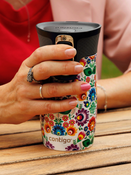 Contigo West Loop Mini mug thermique 300ml - Folklore - Blanc Métallique