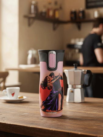Mug isotherme Contigo West Loop 2.0 470ml - Rose mat - Tango