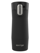 Contigo West Loop 3.0 Thermobecher 470ml - Französische Bulldogge - Matt Schwarz