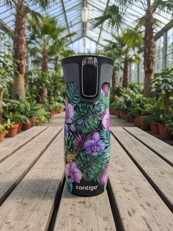 Mug isotherme Contigo West Loop 2.0 470 ml - Monstera - Noir