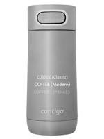 Taza térmica Contigo Luxe 360ml con grabado - Plata