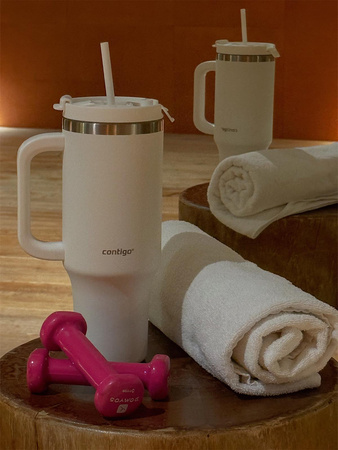 Thermal mug with straw Contigo Streeterville Tumbler 1200 ml - Salt
