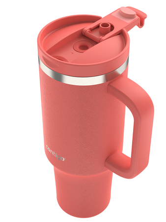 Mug thermique avec paille Contigo Streeterville Tumbler 1200 ml - Coral