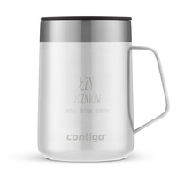 Thermal mug with ear Contigo Streeterville 420 ml - White