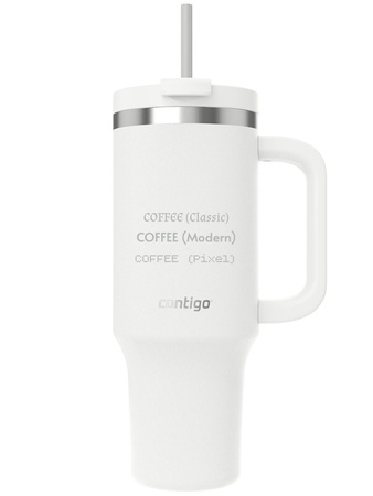 Thermal water mug with engraving Contigo Streeterville Tumbler 1200 ml - Salt